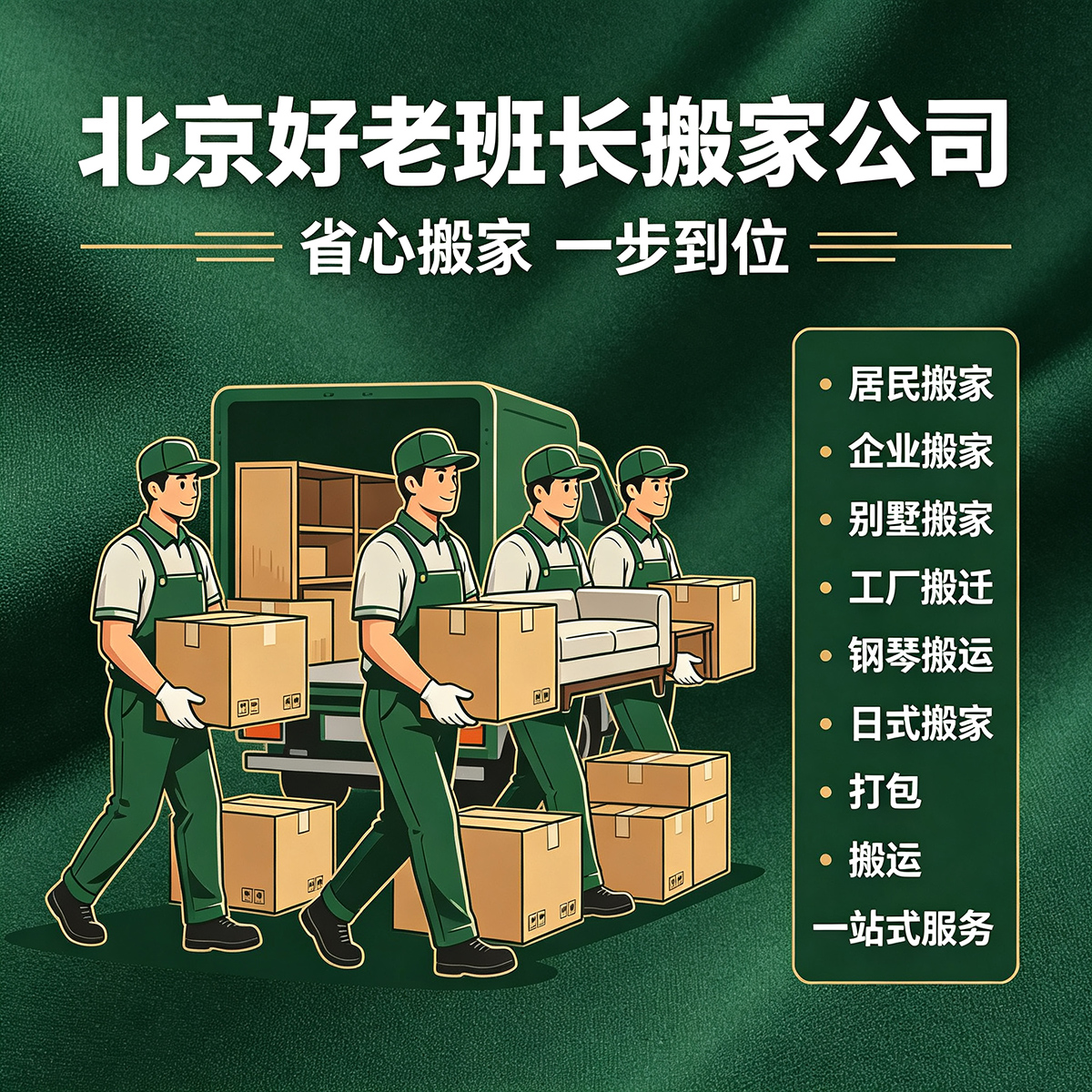 北京好老班长搬家公司